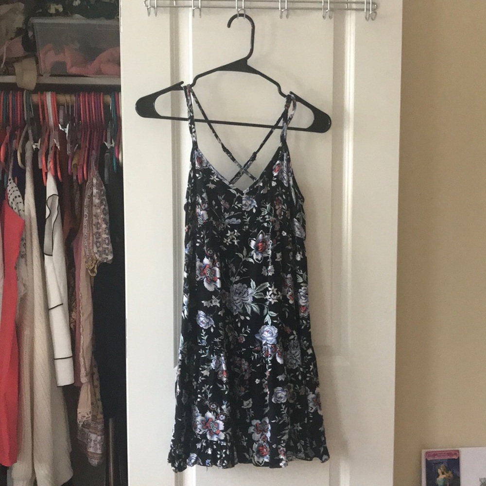 Beach Floral Print Slip